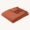 Atmosphera Plaid - terracotta - 230 x 250 cm - Baumwolle - Produktbild-Vorschau 8