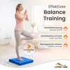 Blaues Balance Pad 40x33x5 cm aus TPE-Schaum mit Produktbild-Vorschau 4