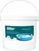 A white bucket of chlorine tablets for a swimming pool. Produktbild-Vorschau