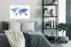 MuchoWow® Poster Weltkarte - Aquarell - Blau 90x60 cm - Produktbild-Vorschau 4