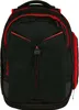A black and red Satch backpack is shown from the front against a white background. Produktbild-Vorschau