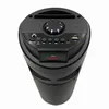 Top view of a black portable Bluetooth speaker. Produktbild-Vorschau