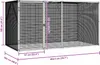 vidaXL Ptačí klec antracitová 208 x 102 x 108 cm Náhled obrázku produktu 5