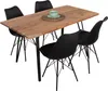 Esstisch Baumkante 120 x 80 cm Akazie massiv naturfarben Produktbild-Vorschau 3