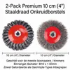 Unkrautbürste für Rasentrimmer mit M10 x 1,50 mm Gewinde, 4 Produktbild-Vorschau 3