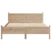 Massivholzbett ohne Matratze 135x190 cm Kiefernholz Produktbild-Vorschau 4