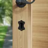 Schwarz matte Abdeckrosette PZ BB Schlüsselrosette Produktbild-Vorschau 3