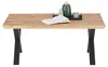 home24 Couchtisch - Eiche / Schwarz - Eiche massiv / Eisen Produktbild-Vorschau 5
