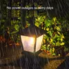 Solar Gartenleuchte Aussen Garten Villa Saeule Licht Zaun Produktbild-Vorschau 6
