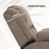 HOMCOM tv-stoel met opstahulp, relaxstoel met lig- en Productafbeelding-voorbeeld 7