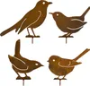 Rost Vogel Gartendeko für Draußen Herbstdeko Outdoor, Produktbild-Vorschau 1