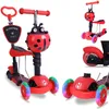 Habib 5-in-1 Kinderroller mit Rückenlehne – Abnehmbarer Produktbild-Vorschau 1