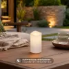 Star Trading Bougie LED blanche 7,5x11,5cm plastique 6/18h Voir les images du produit 6