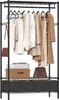 A SONGMICS open wardrobe rack with clothes hanging on it and storage drawers at the bottom. Produktbild-Vorschau