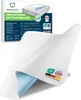 A white incontinence underpad is folded and displayed against a white background, with its packaging visible in the upper left corner. Podgląd zdjęcia produktu