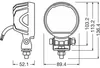 Osram LED Arbeitsscheinwerfer LEDriving Round WL VX100-WD Produktbild-Vorschau 5