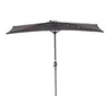 Angel Living 270cm Halber Runder Sonnenschirme Sonnenschutz Produktbild-Vorschau 3