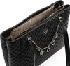 Elegante schwarze Damentasche mit Fächern und Produktbild-Vorschau 8