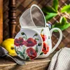 DUO | Kaffeebecher - Becher - 430 ml - Bunt - Blumenmuster Produktbild-Vorschau 10