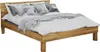 Bett Ringo 1 aus Wildeiche massiv 120x200 mit Holzkopfteil Produktbild-Vorschau 1