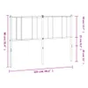 vidaXL Kopfteil Metall Weiß 120 cm - Kopfteil - Kopfteile - Produktbild-Vorschau 7
