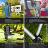 KESSER® Campingstuhl faltbar bis 150 kg Angelstuhl Produktbild-Vorschau 4