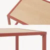 Loungeset 'Karg' Sofa mit Couchtisch Kissen Rattanoptik Rot Produktbild-Vorschau 10