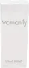 A white box with the word "womanity" in silver lettering. Produktbild-Vorschau