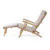 AXI Costa Liegestuhl aus Teak Holz mit Kissen | Deckchair Produktbild-Vorschau 2