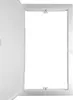 An open white electrical distribution cabinet against a white background. Anteprima dell’immagine prodotto