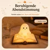 Halloween Deko Geist Figur mit LED Licht, lesender Geist Produktbild-Vorschau 4