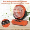 Hebitod stolní ventilátor, kempingový ventilátor, dobíjecí, Náhled obrázku produktu 3