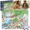 Jumbo Jan van Haasteren „Dschungeltour“ Puzzle mit 1000 Produktbild-Vorschau 1