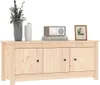 vidaXL Scarpiera 110x38x45,5 cm in legno di pino massiccio Anteprima dell’immagine prodotto 9
