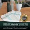 10er Set Geschirrtücher, Baumwolle, 50x70 cm, türkis Produktbild-Vorschau 5