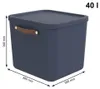 Rotho Aufbewahrungsbox 40L Maloja - Kunststoffbox mit Produktbild-Vorschau 4