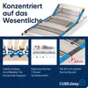 CUBEsleep Pure Eco 7-Zonen Lattenrost 90 x 200 cm Kopfteil Produktbild-Vorschau 4