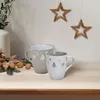 Weihnachtstassen 4er Set einfarbig Skandi Weihnachtsdeko Produktbild-Vorschau 4