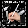 Bílá gelová pera, zvýrazňovač 0,8 mm gelové pero bílé pro Náhled obrázku produktu 2
