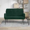 vidaXL Lavica Dark Green 108x79x79 cm Velvet Náhľad obrázku produktu 2