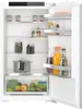 Interior view of an open refrigerator filled with food and drinks. Produktbild-Vorschau