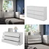 Cassettiera  Vicco Calisto Bianco 39 x 78.5 cm, Model 41293 Anteprima dell’immagine prodotto 8