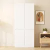 Flieks Armoire avec barre de penderie et 4 portes, armoire Voir les images du produit 3