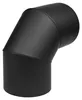 Raik Coltherm Rauchrohrbogen 150mm schwarz doppelwandig 90° Produktbild-Vorschau 1