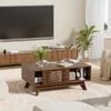 Couchtisch mit Ausziehbar und Höhenverstellbar, versteckter Produktbild-Vorschau 3
