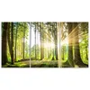 Triptychon auf leinwand grüne landschaften 120x80 cm Feeby Produktbild-Vorschau 3