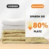 Vakuumbehälter 6er Set Vakuumbeutel für Kleidung 3 Größen, Produktbild-Vorschau 3