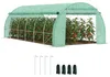 Serra in plastica Outsunny, tunnel in polietilene 6 x 3 x 2 Anteprima dell’immagine prodotto 1