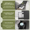 Collage of images showing features of a bathroom cabinet. Náhled obrázku produktu