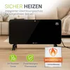 Juskys Glasheizung 2000W – Elektroheizung, Wand- & Produktbild-Vorschau 6